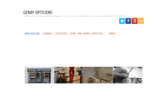 Desktop Screenshot of genayopticiens.fr